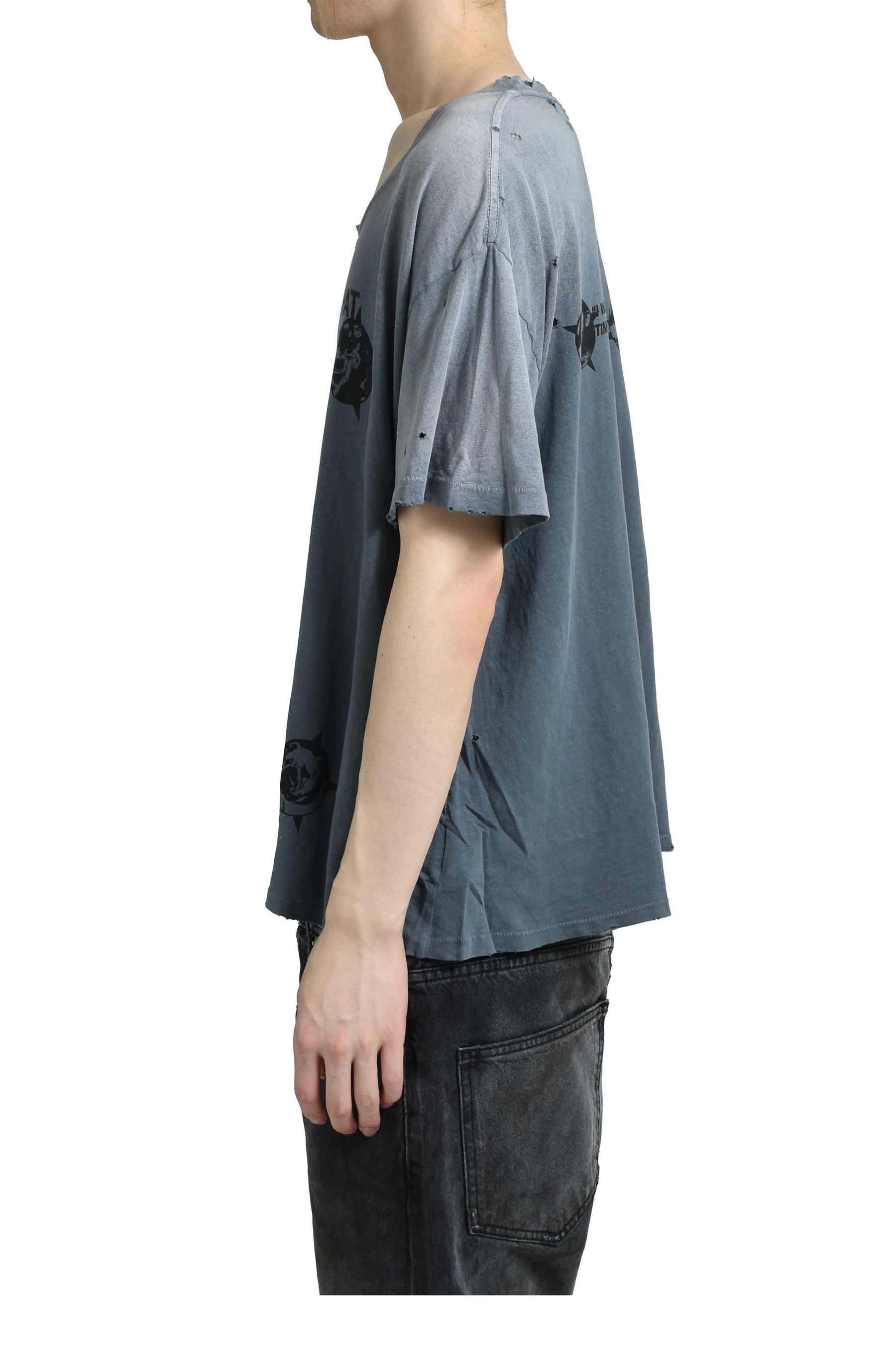 DREAM THAT WON'T GO AWAY T-SHIRT / XEROX BLU - 3