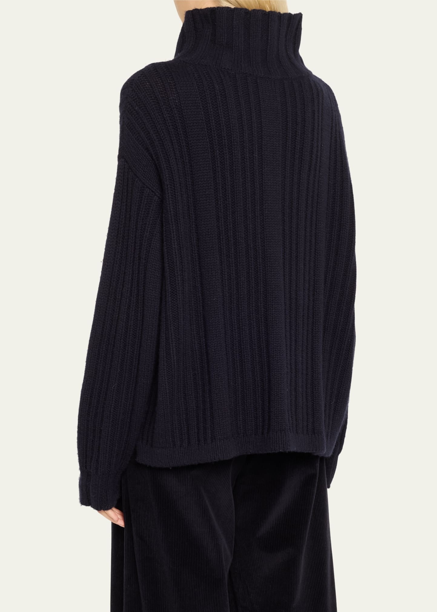 Vitalba Wool-Cashmere Turtleneck Sweater - 3