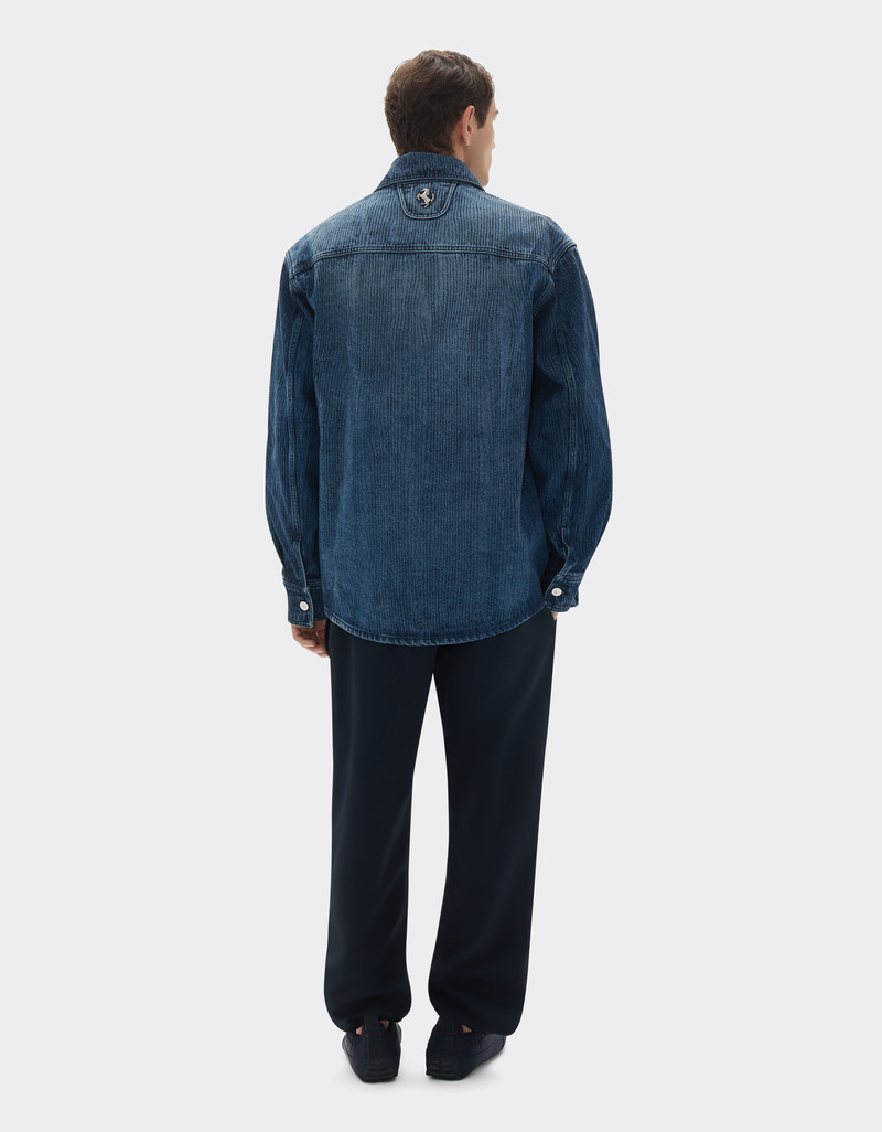 Reconditioned by Ferrari denim overshirt jacket 5