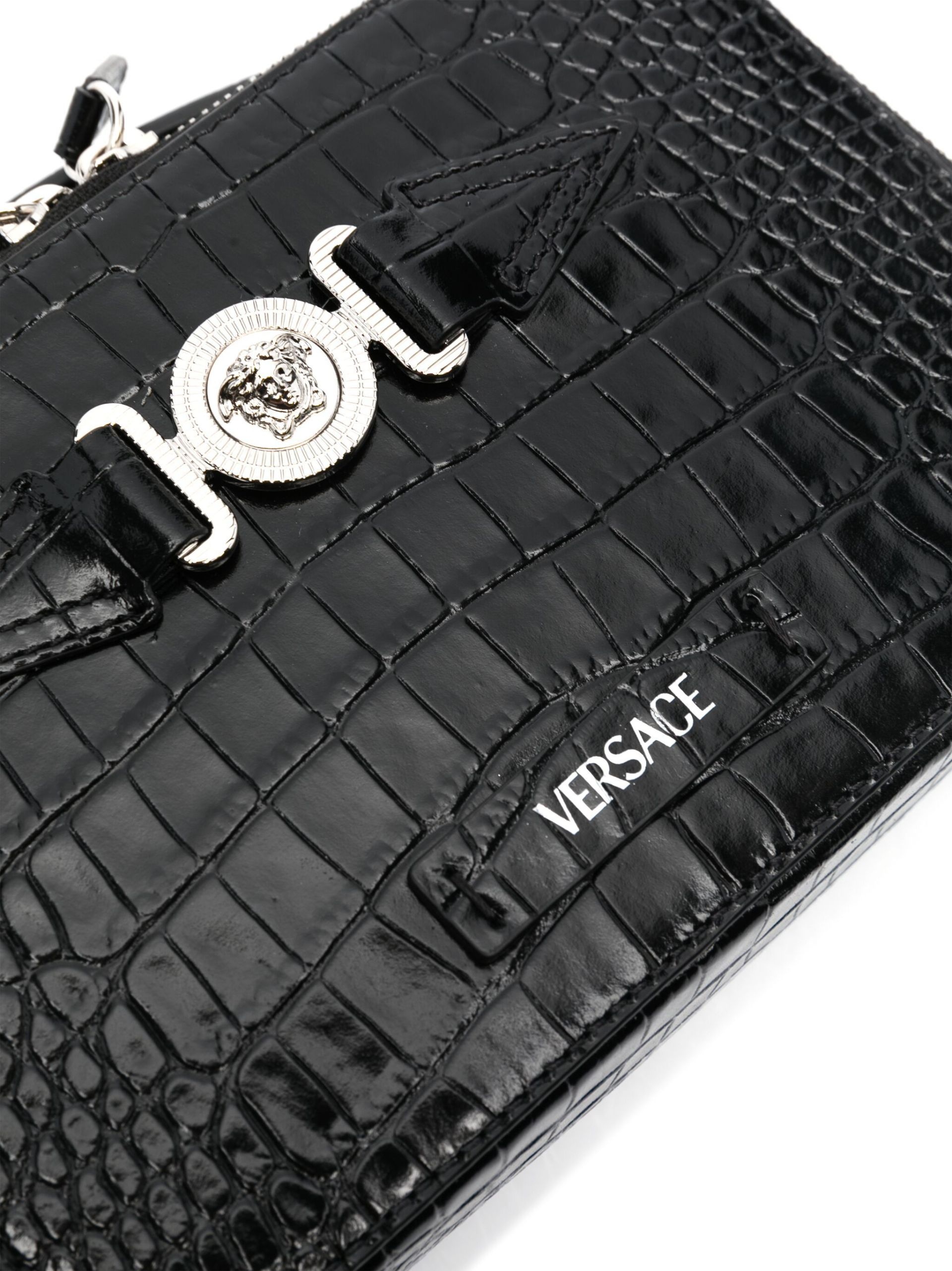 Black Medusa Biggie Cross Body Bag - 4