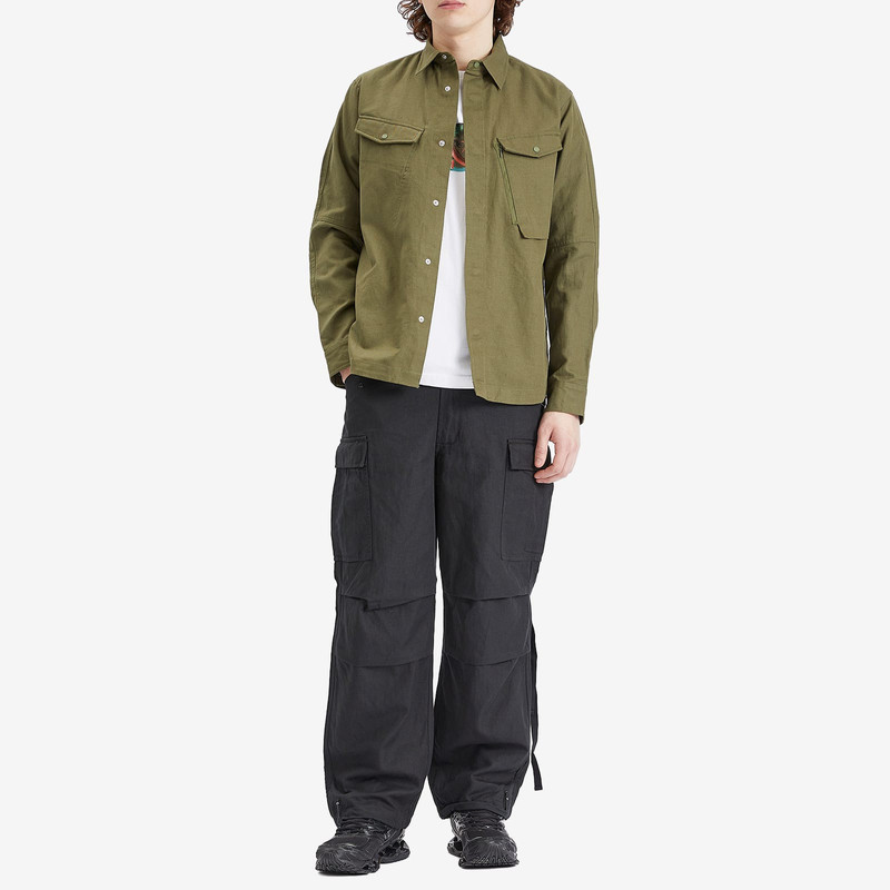 MAHARISHI Maharishi Organic Twill MILTYPE Custom Overshirt outlook