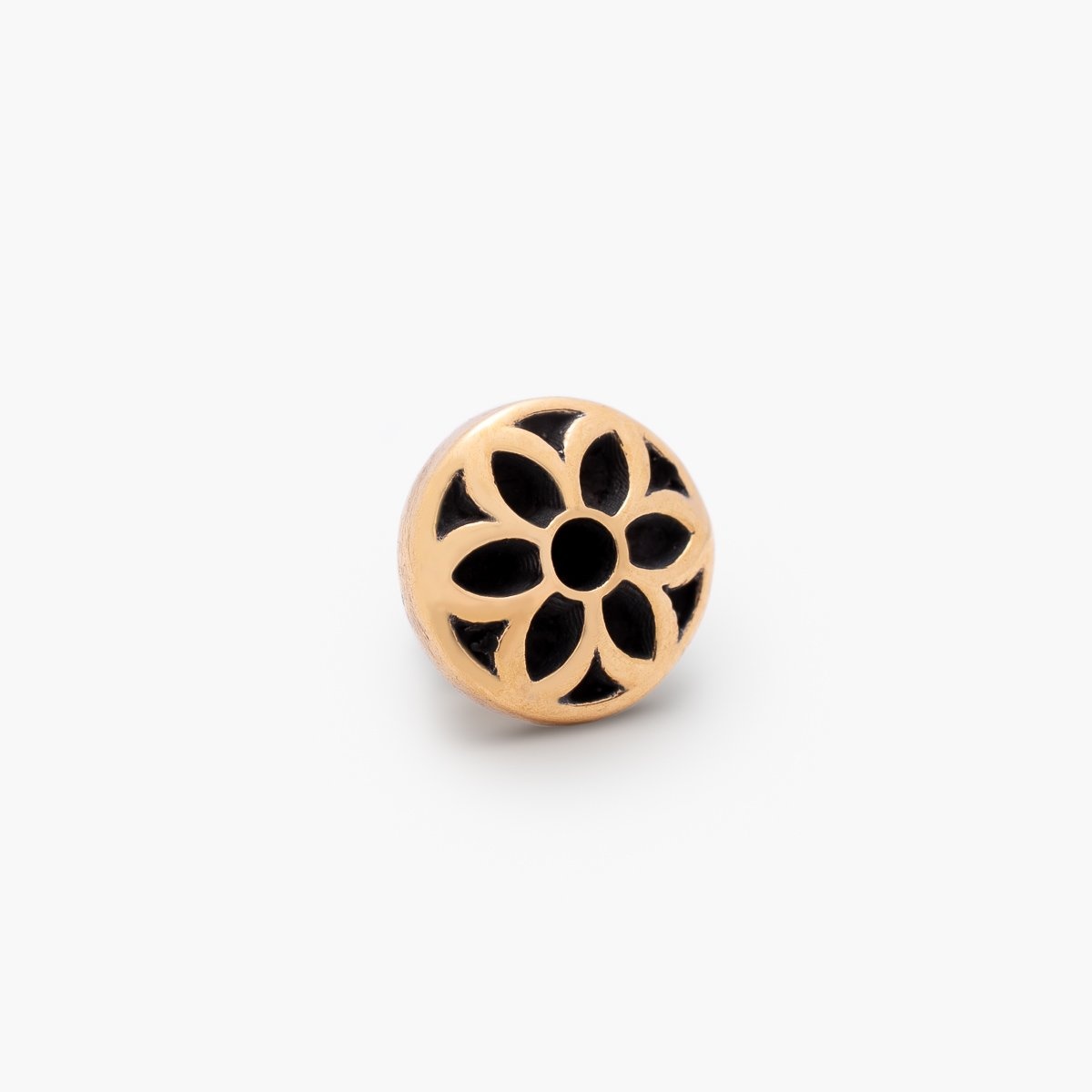 EY-ROS-STUD GOOD ART HLYWD Rosette Stud Earring - 22K Gold - 2
