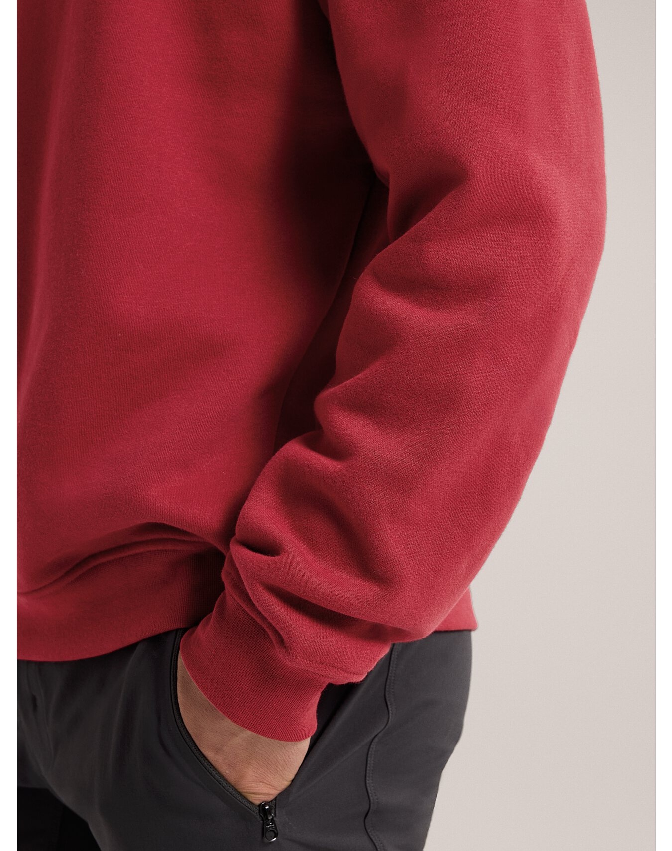 Emblem Fleece Crew Neck Pullover - 7