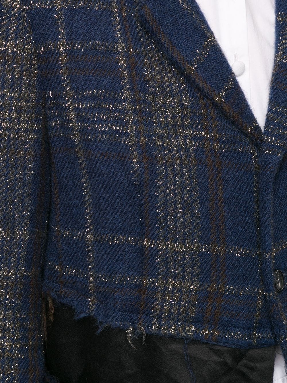 metallic check coat - 5