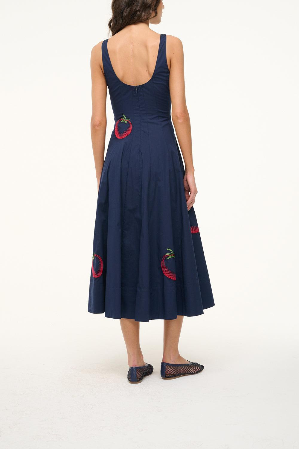 Wells Dress - Navy Roma - 4
