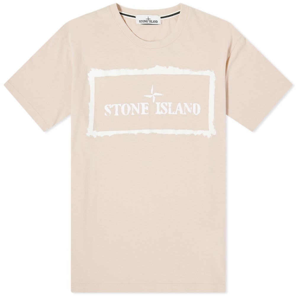 Stone Island Stencil One Prnt Tee - 1