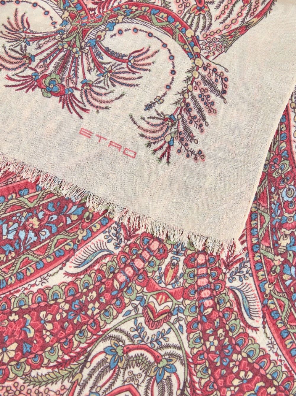 paisley-print scarf - 3