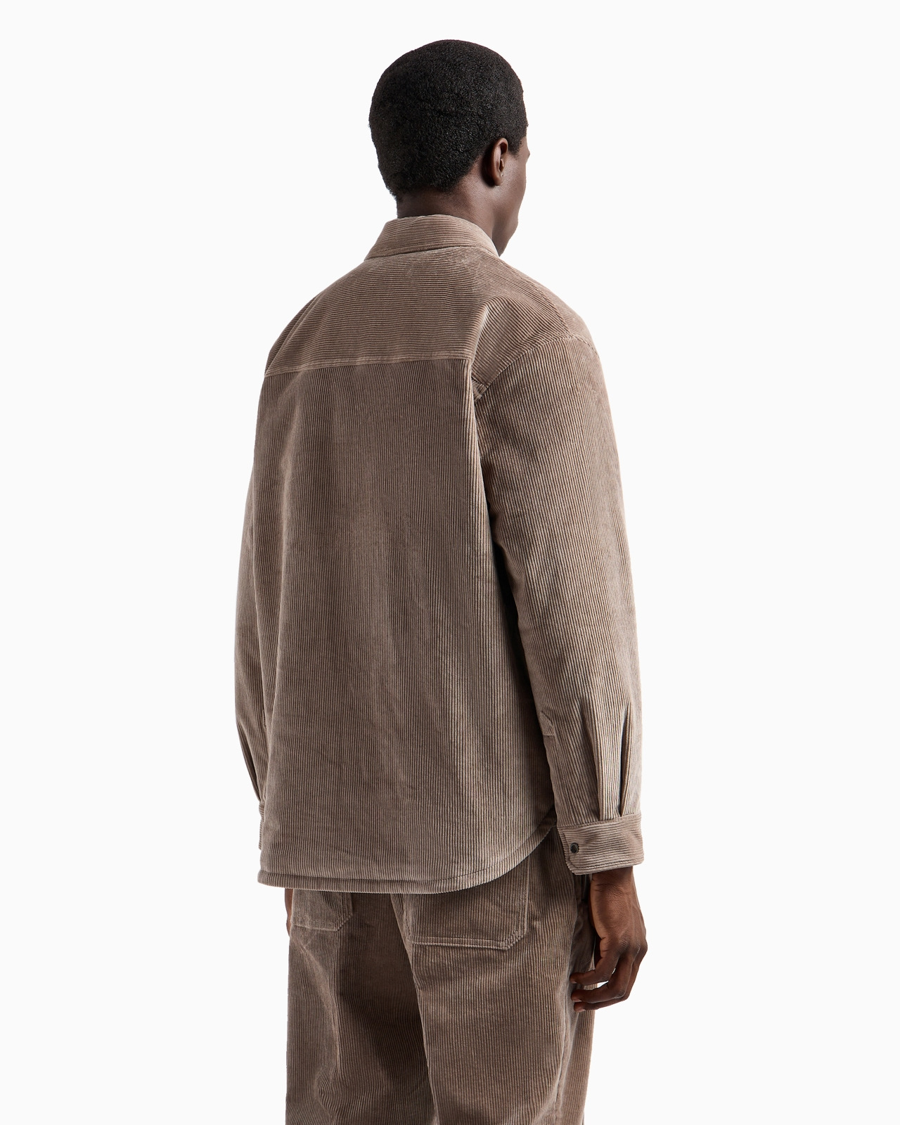 Corduroy shirt jacket - 3