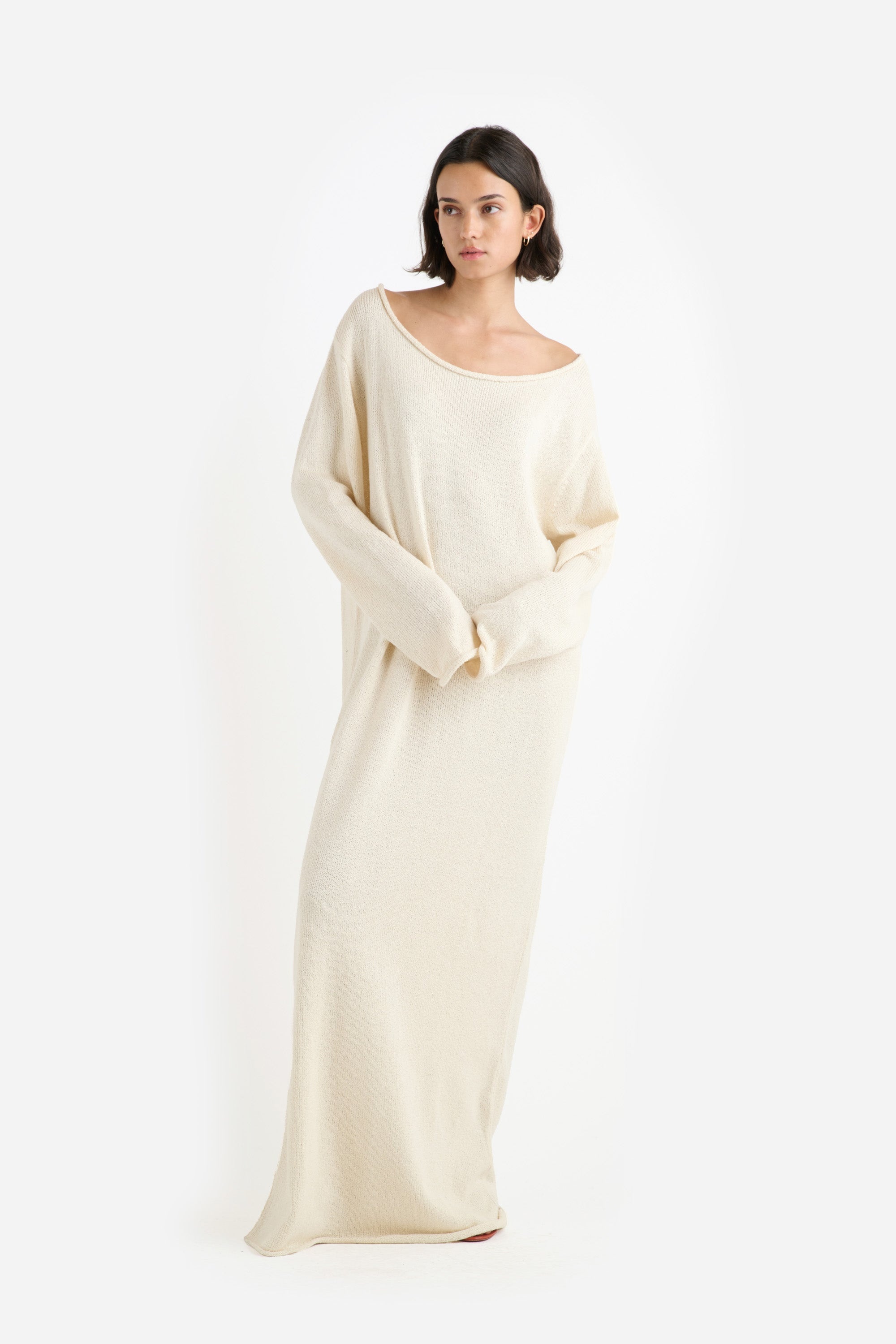 NORA LITE OVERSIZED DRESS L/S - 2