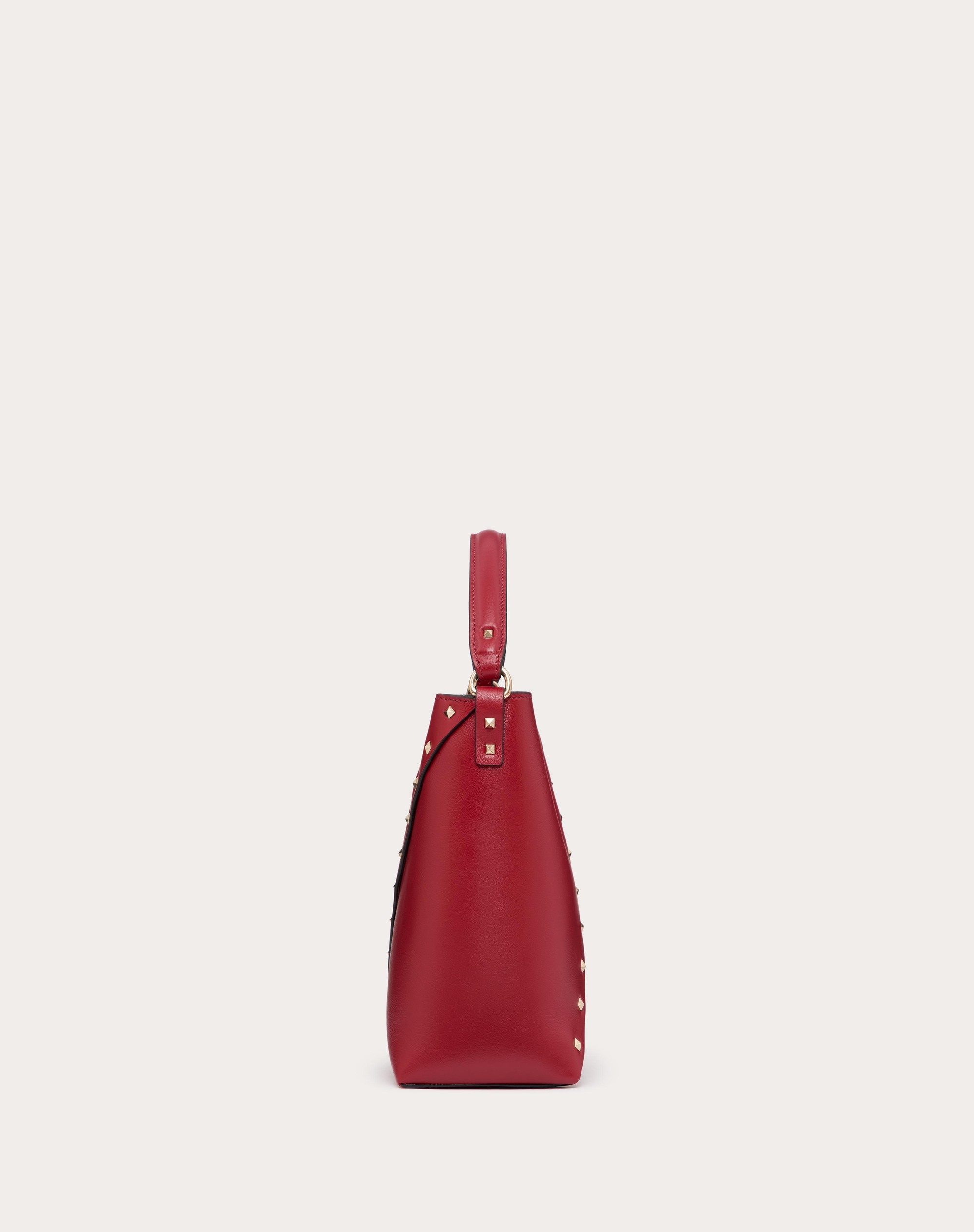 VALENTINO GARAVANI VALENTINO GARAVANI ROCKSTUD WISPY CALFSKIN BUCKET BAG - 5