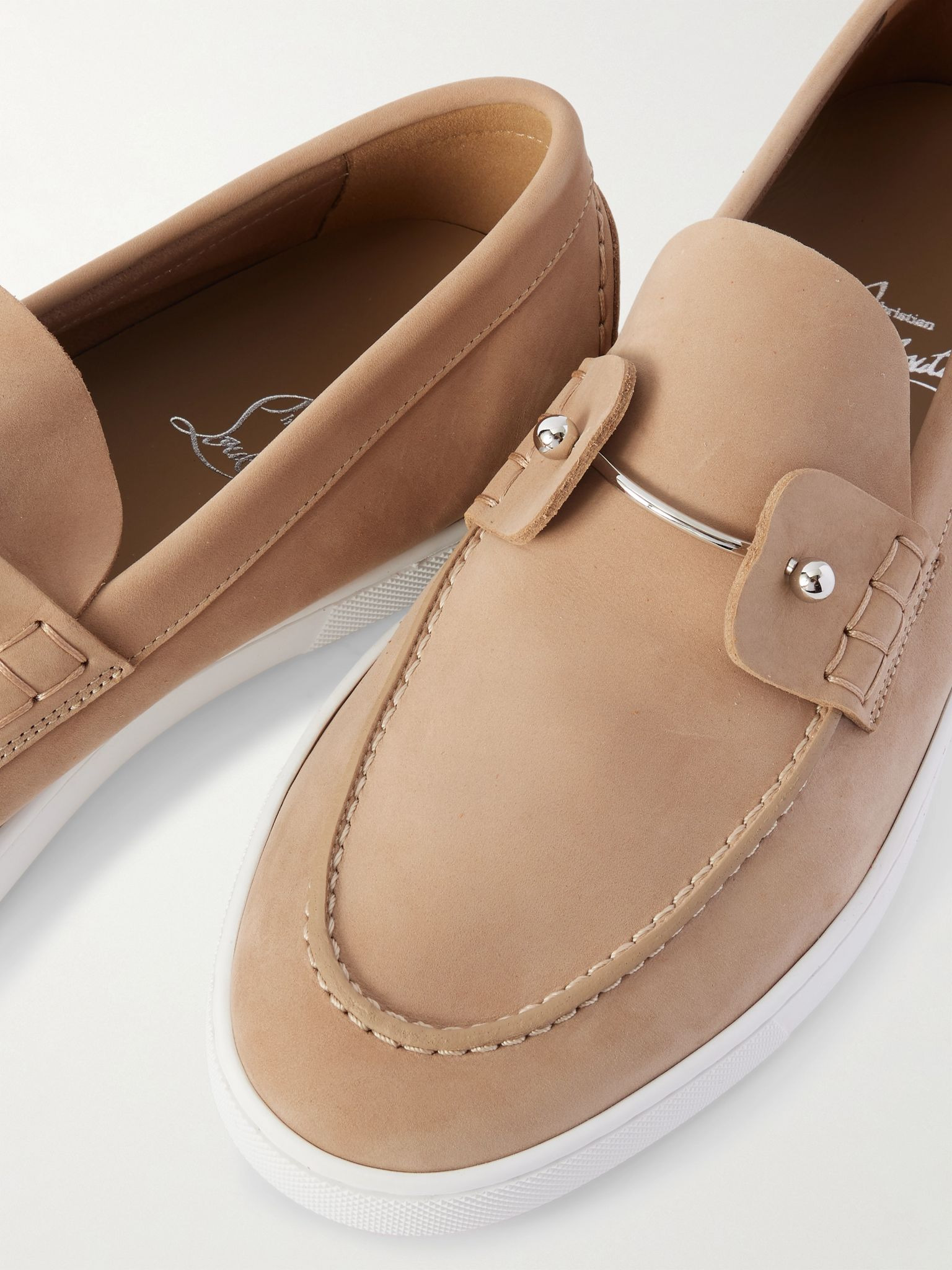 Chambeliboat Nubuck Loafers Camel - 5