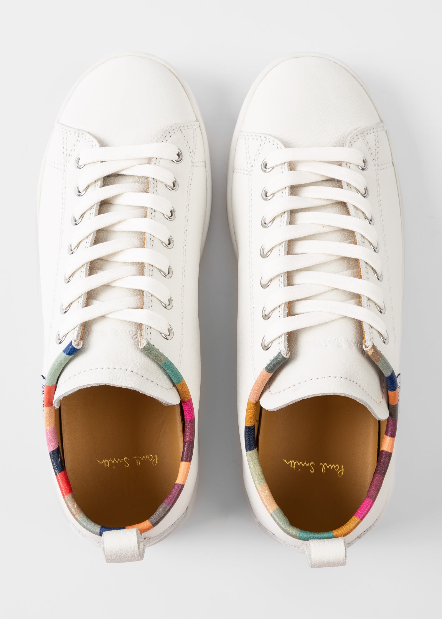 Leather 'Miyata' Sneakers with 'Swirl' Trim - 5