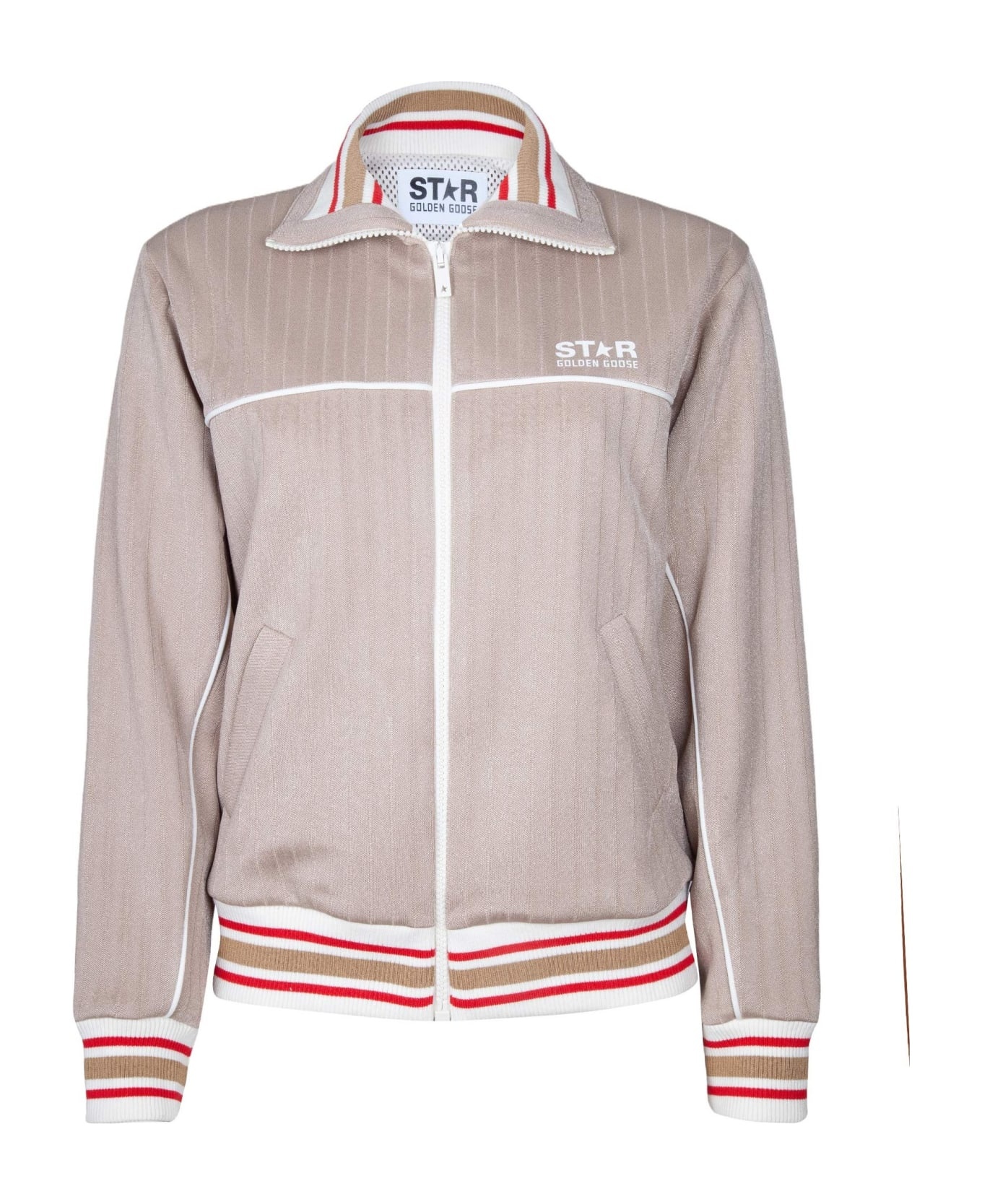 Logo Printed Zipped Track Sweatshirt - 1