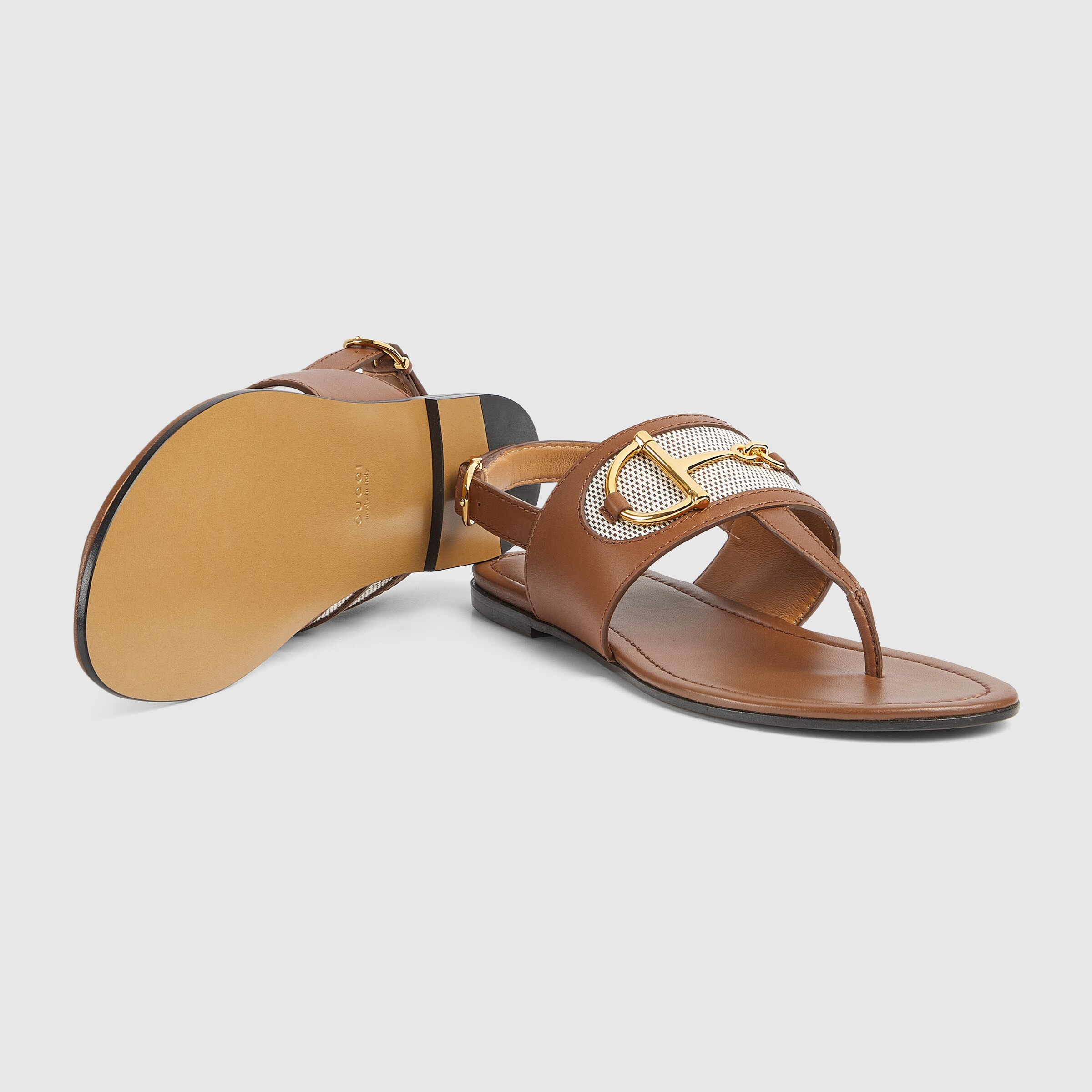 Women's thong sandal with Horsebit - 5