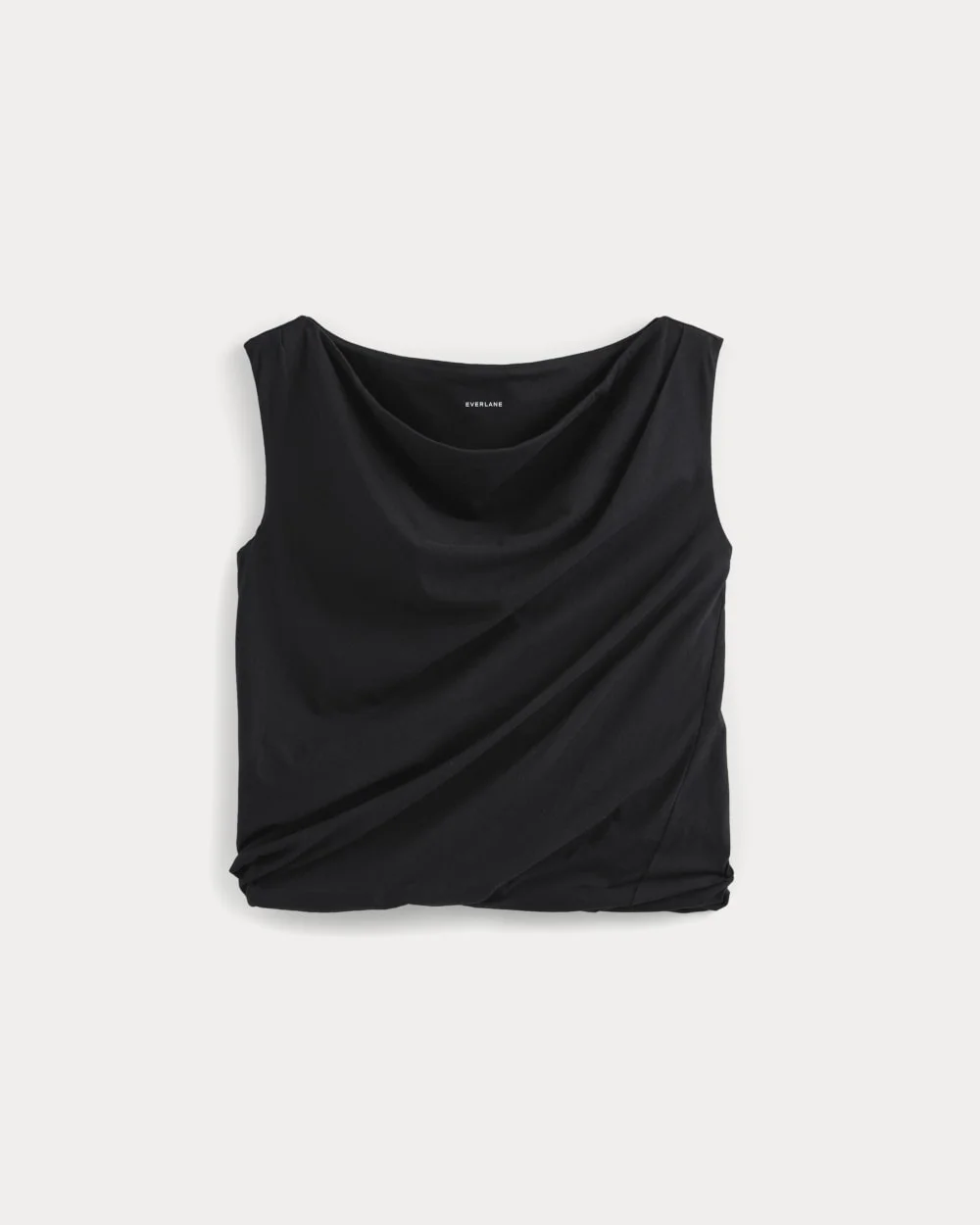 BOATNECK TWISTED TOP IN ESSENTIAL COTTON - 1