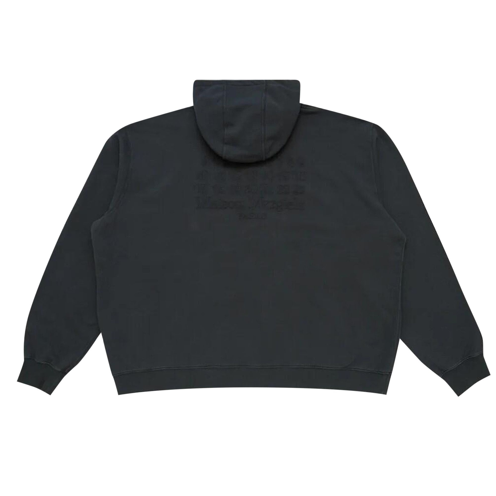 Maison Margiela Back Logo Zip-Up Hoodie 'Black' - 2