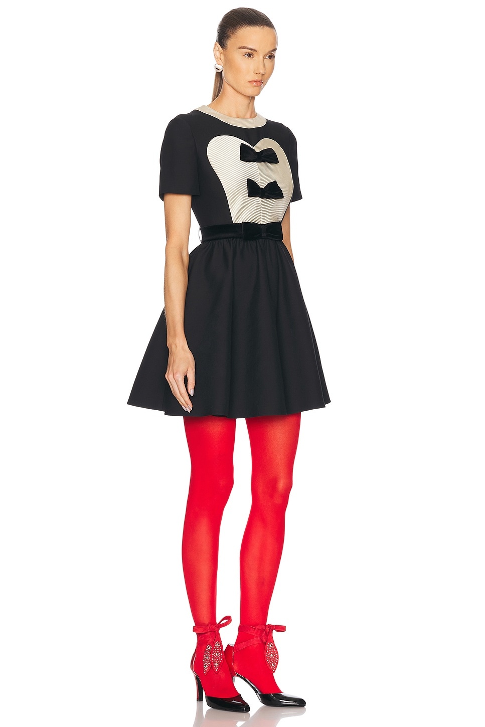 Short Sleeve Mini Dress - 2