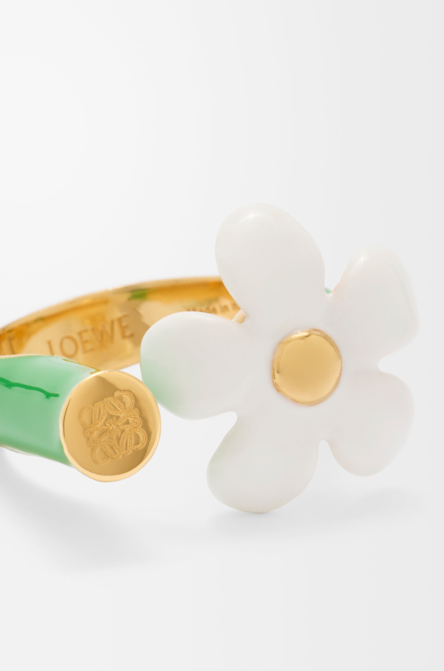 Flor ring in sterling silver and enamel - 5