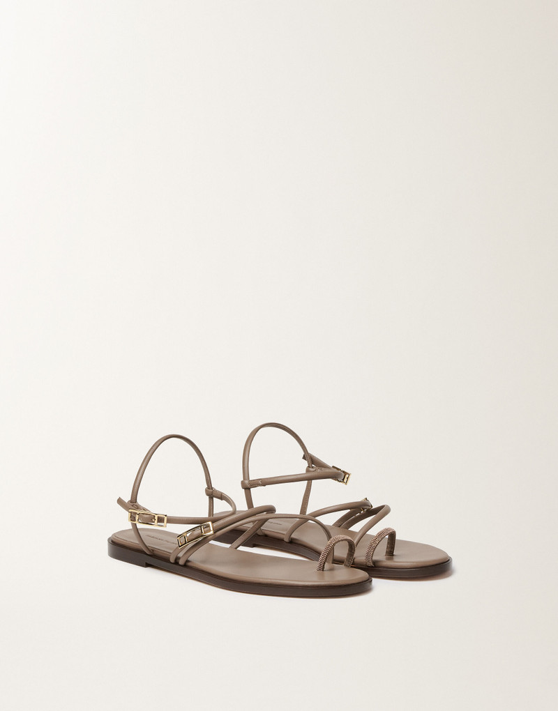 FABIANA FILIPPI Flat sandal in nappa leather outlook