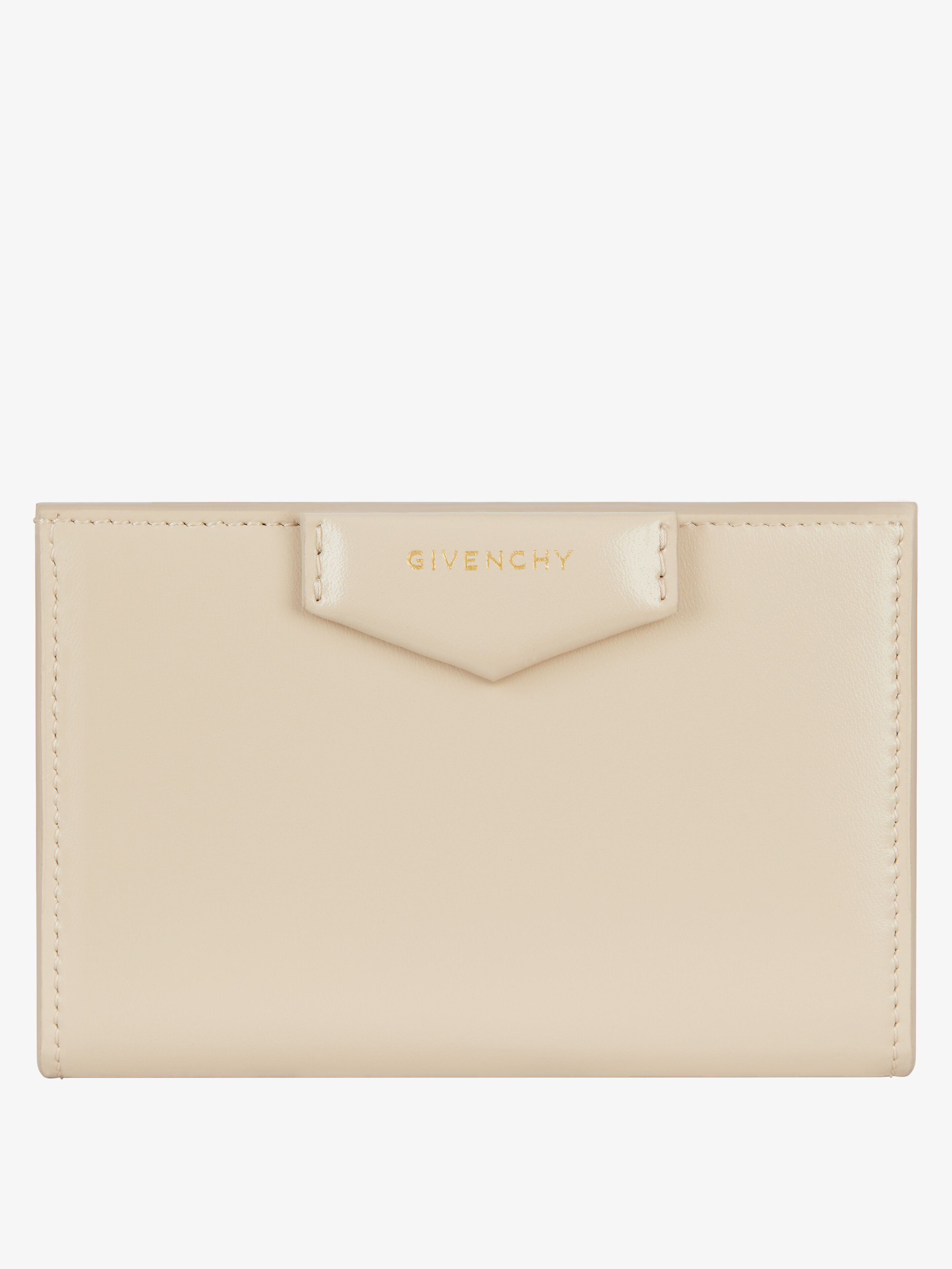 ANTIGONA BIFOLD WALLET IN BOX LEATHER - 5