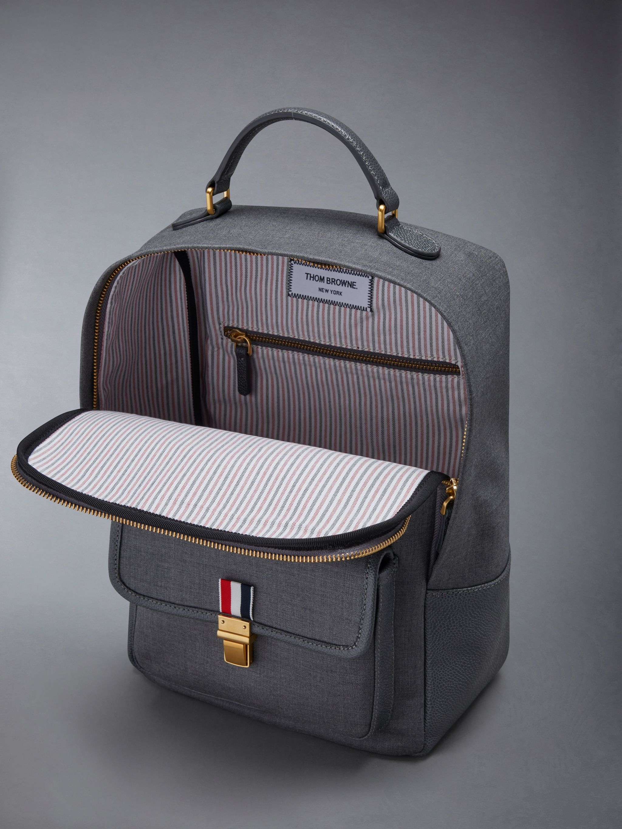 Super 120's Twill Front Pocket School Backpack - 5