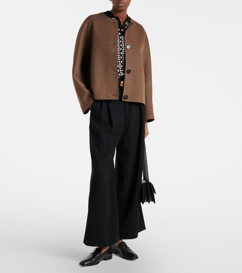 'S Max Mara Medera wool jacquard polo sweater outlook