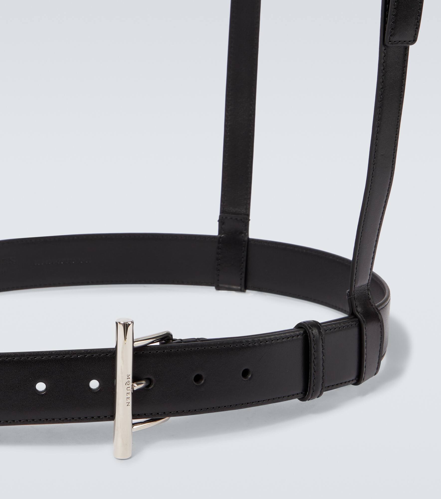 T-Bar Harness leather belt - 4