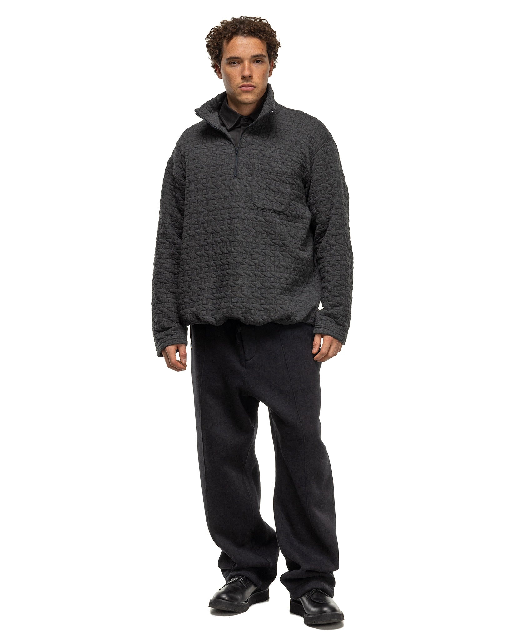 Engineered Garments Knit Leisure Pant Black 12oz Cotton Fleece 