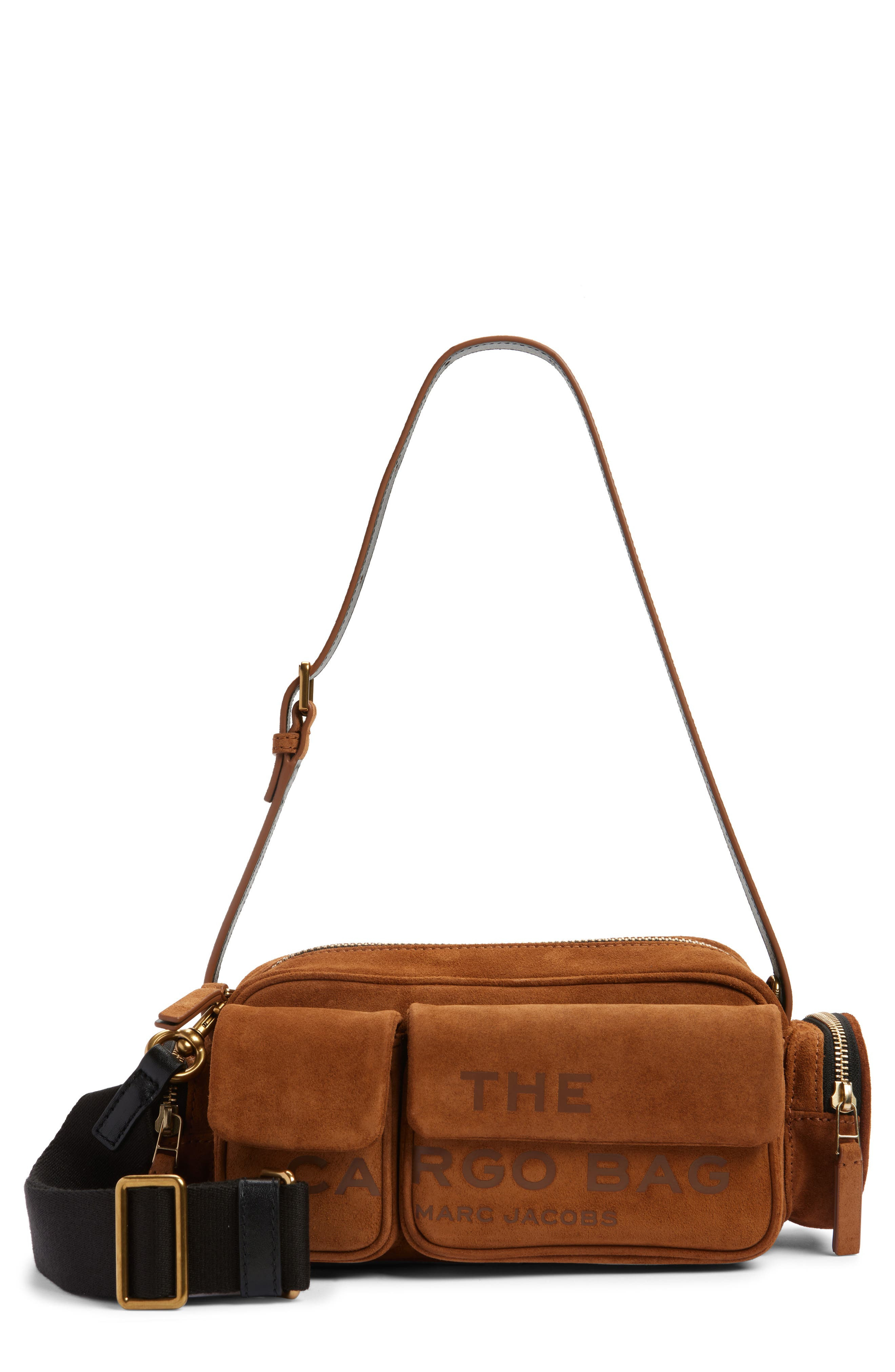 Marc Jacobs The Cargo Suede Shoulder Bag in Copper at Nordstrom - 1