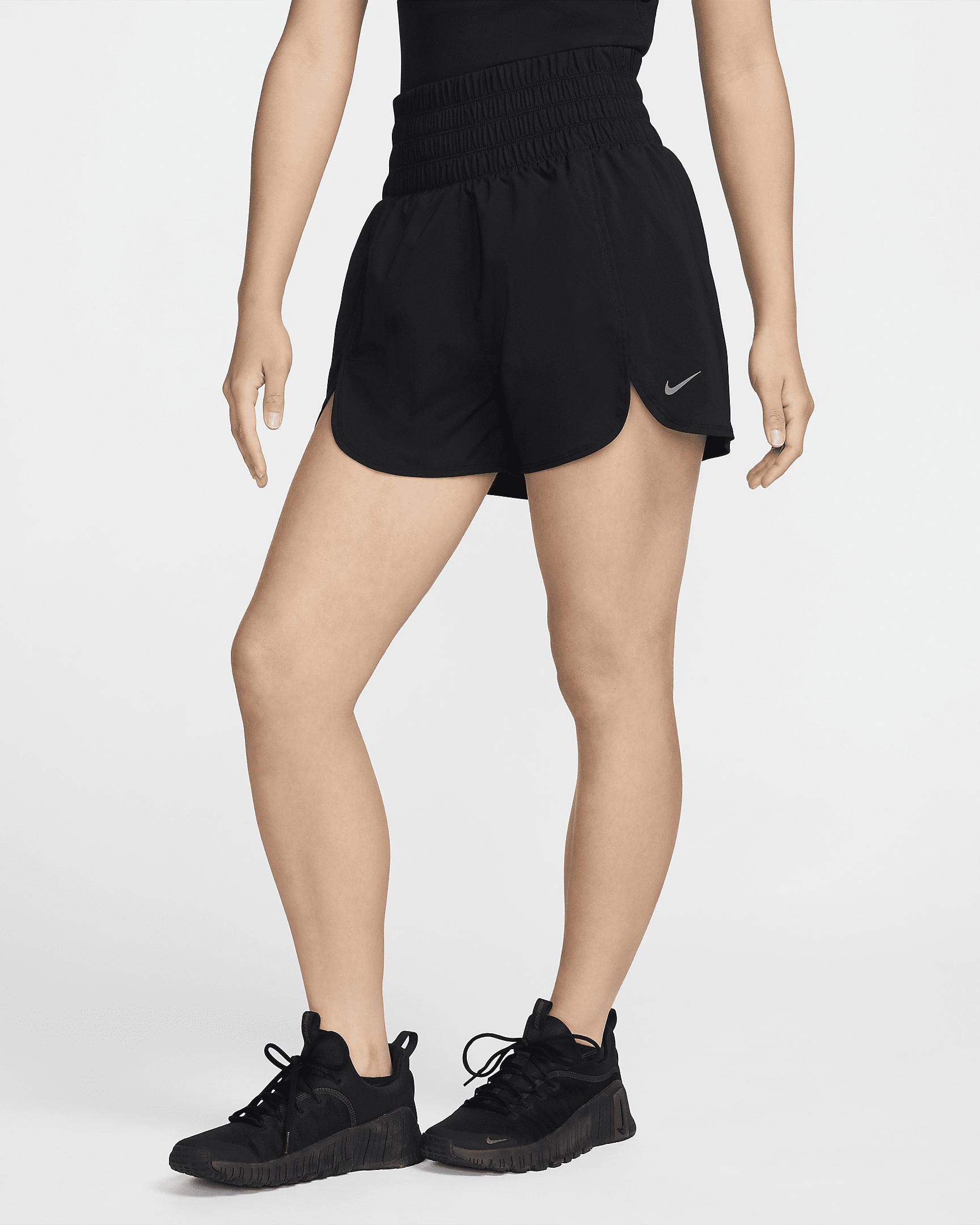 Nike One Women's Dri-FIT Ultra High-Waisted Brief-Lined Shorts - 1