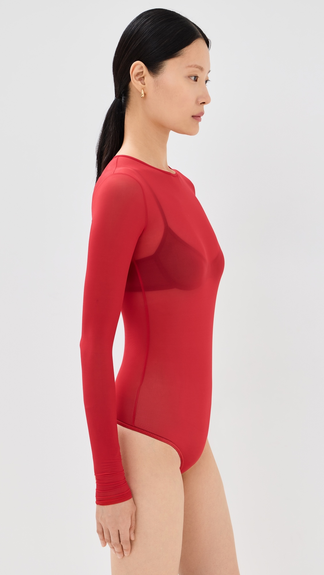 Sheer Thong Bodysuit - 3