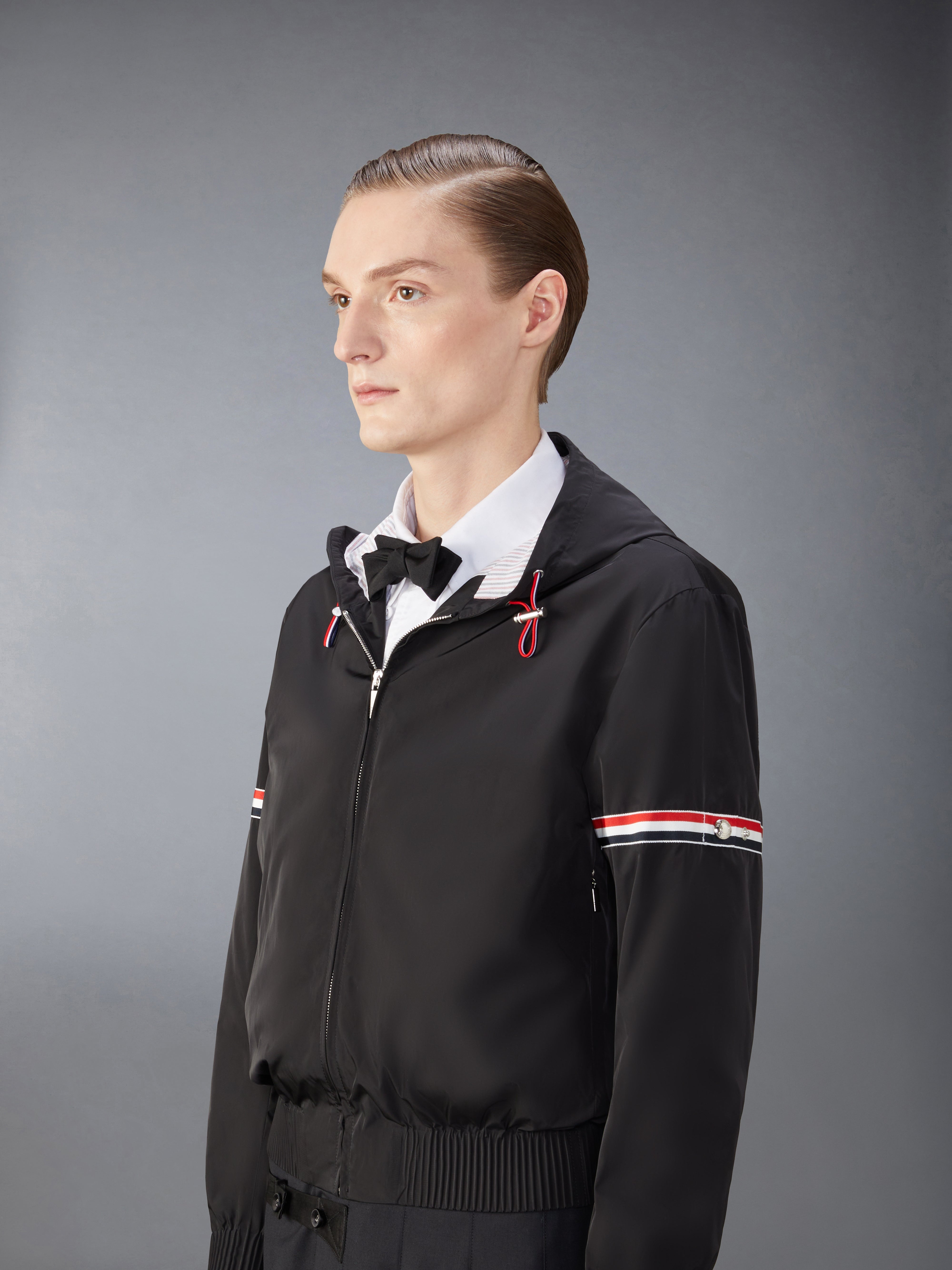 NYLON TECH ARMBAND HOODED JACKET - 5
