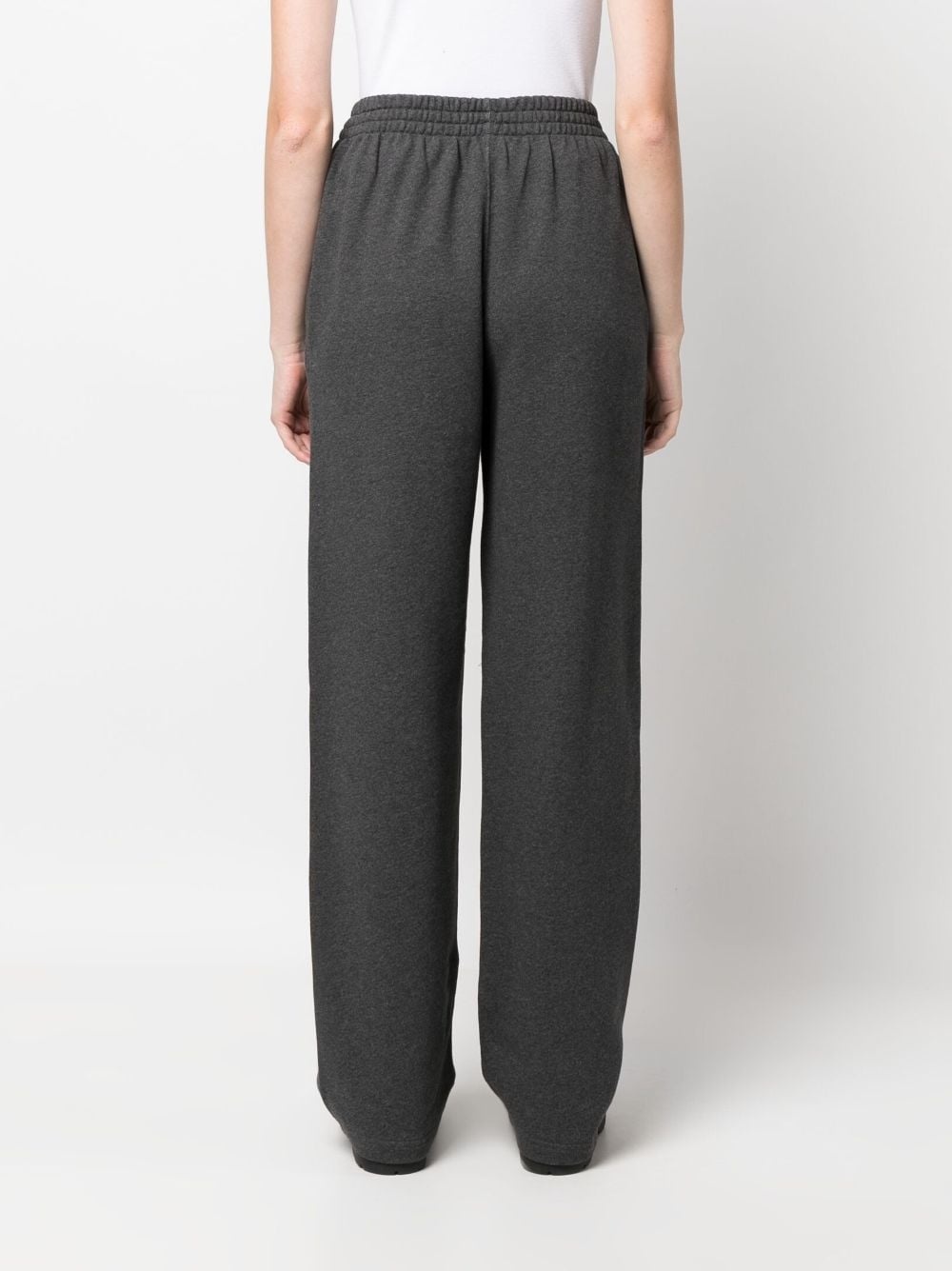 logo-appliquÃ© cotton track pants - 4
