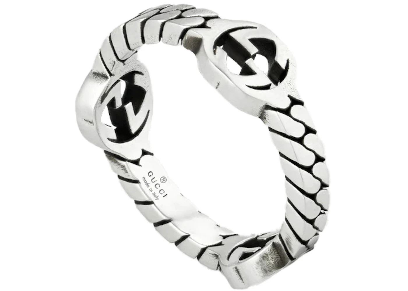 Gucci Interlocking G Ring Silver - 2