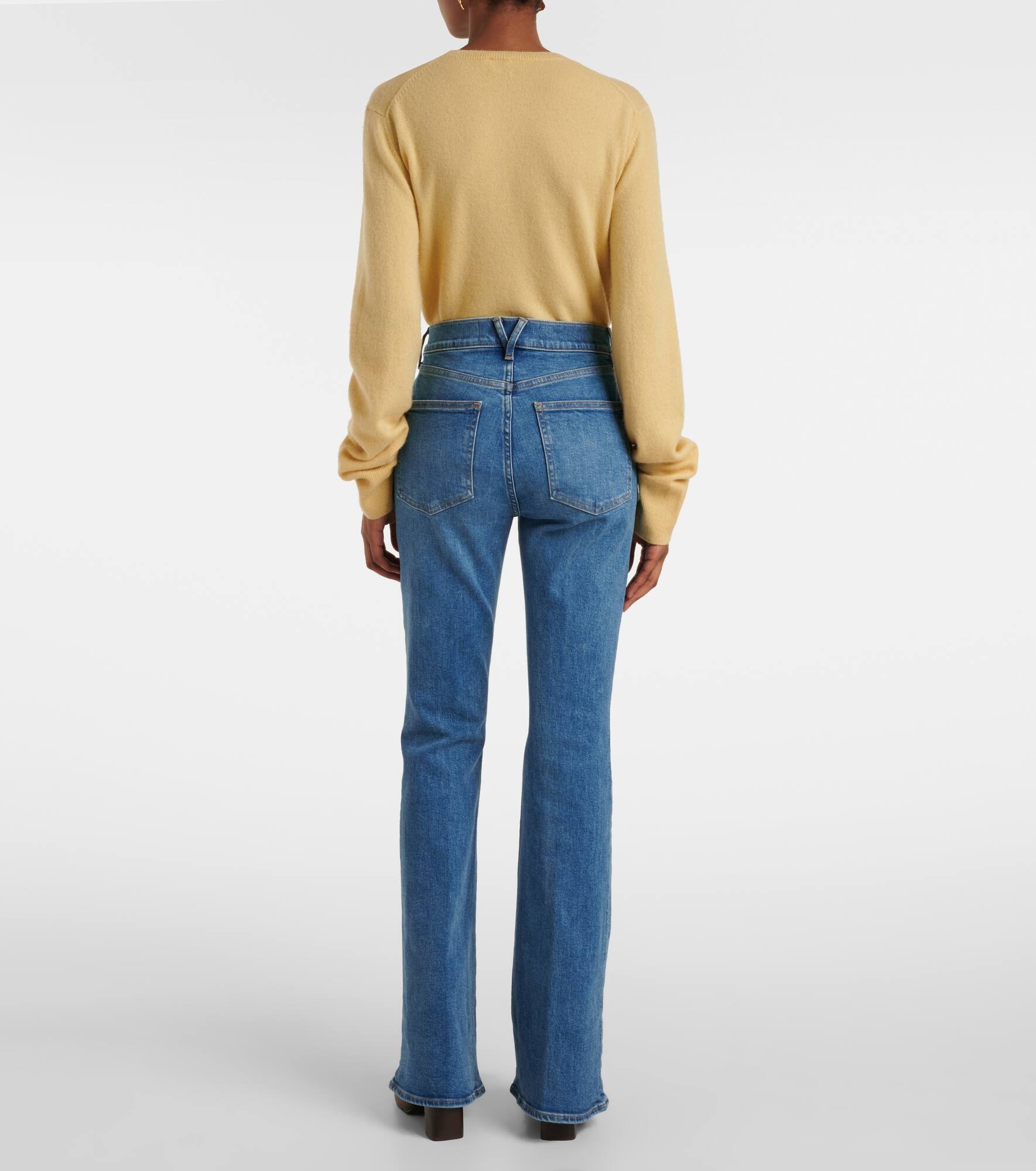 Beverly high-rise flared jeans - 3