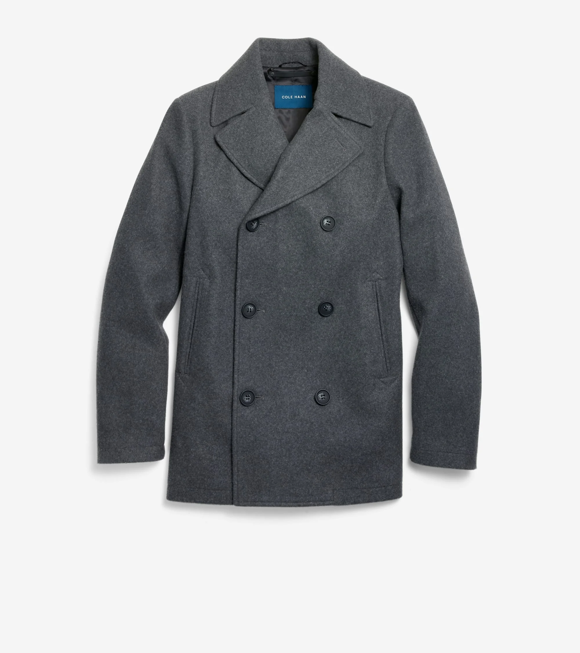 Men's Wool Peacoat - 1
