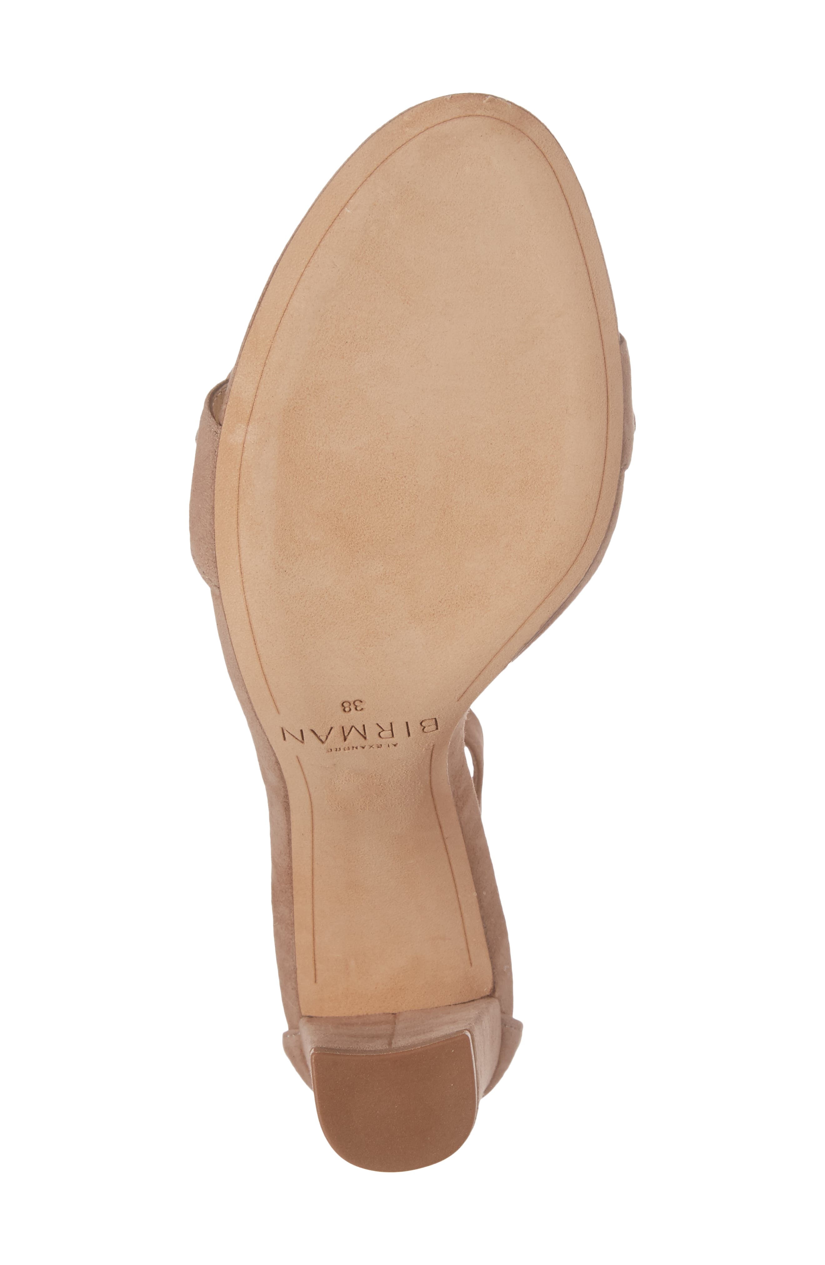 Alexandre Birman Clarita Knotted Sandal in Cameo Suede at Nordstrom - 6