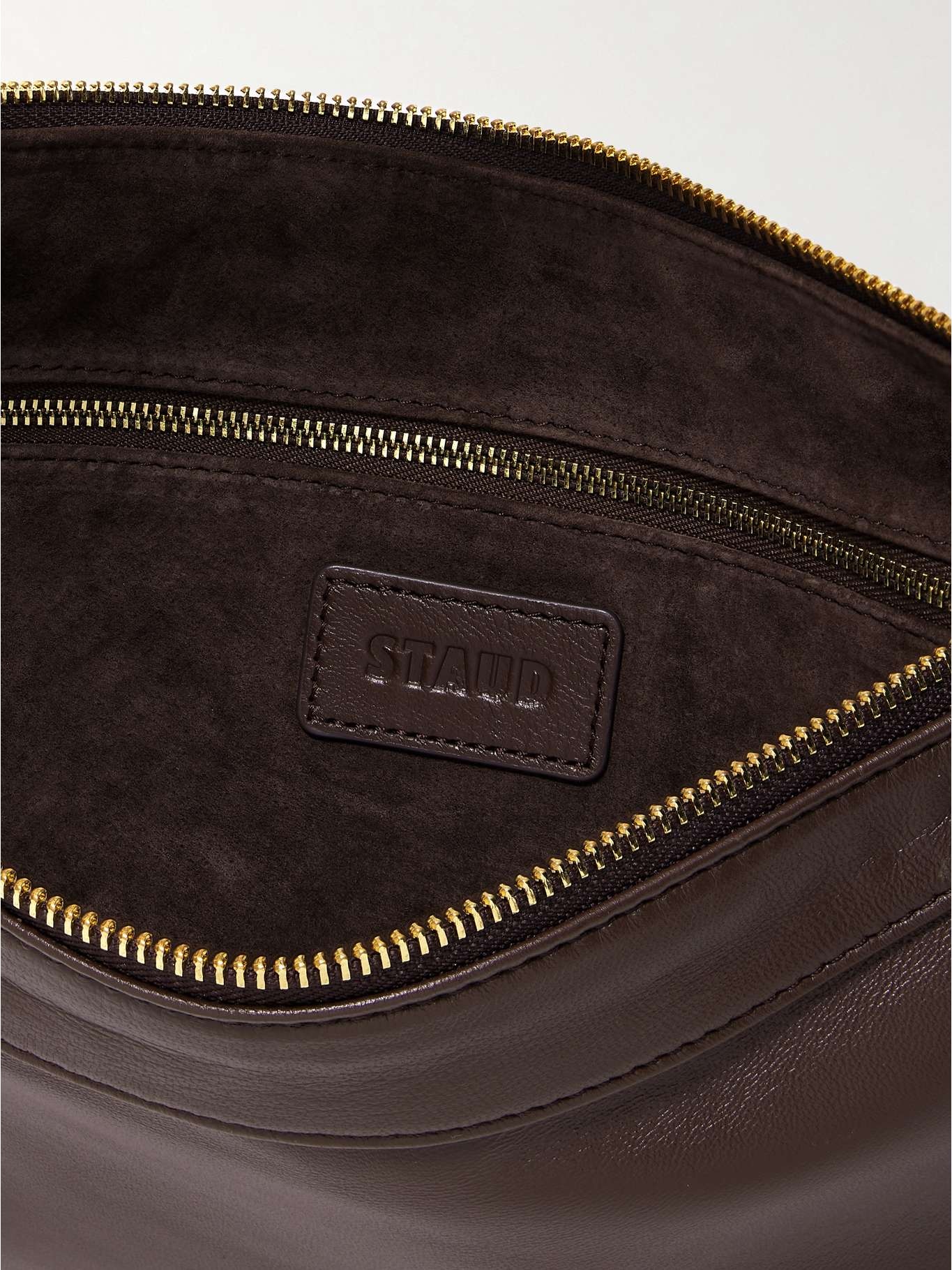 Demy leather shoulder bag Dark brown - 5