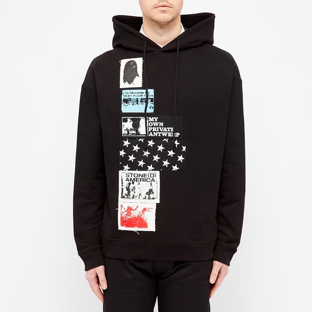 Raf Simons Regular Fit Patch Hoody - 3