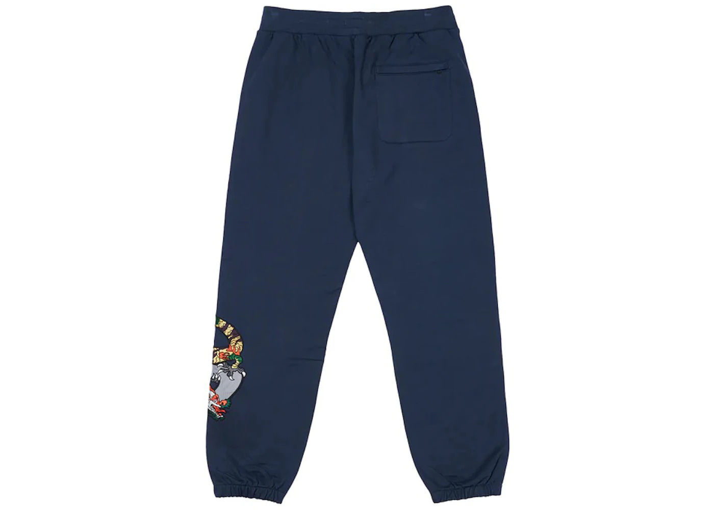Palace Dragon Sweatpants Navy - 3