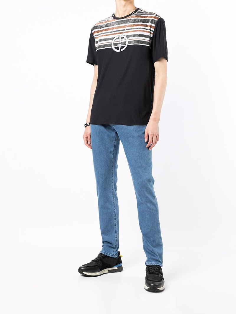 GIORGIO ARMANI low-rise straight-leg jeans outlook