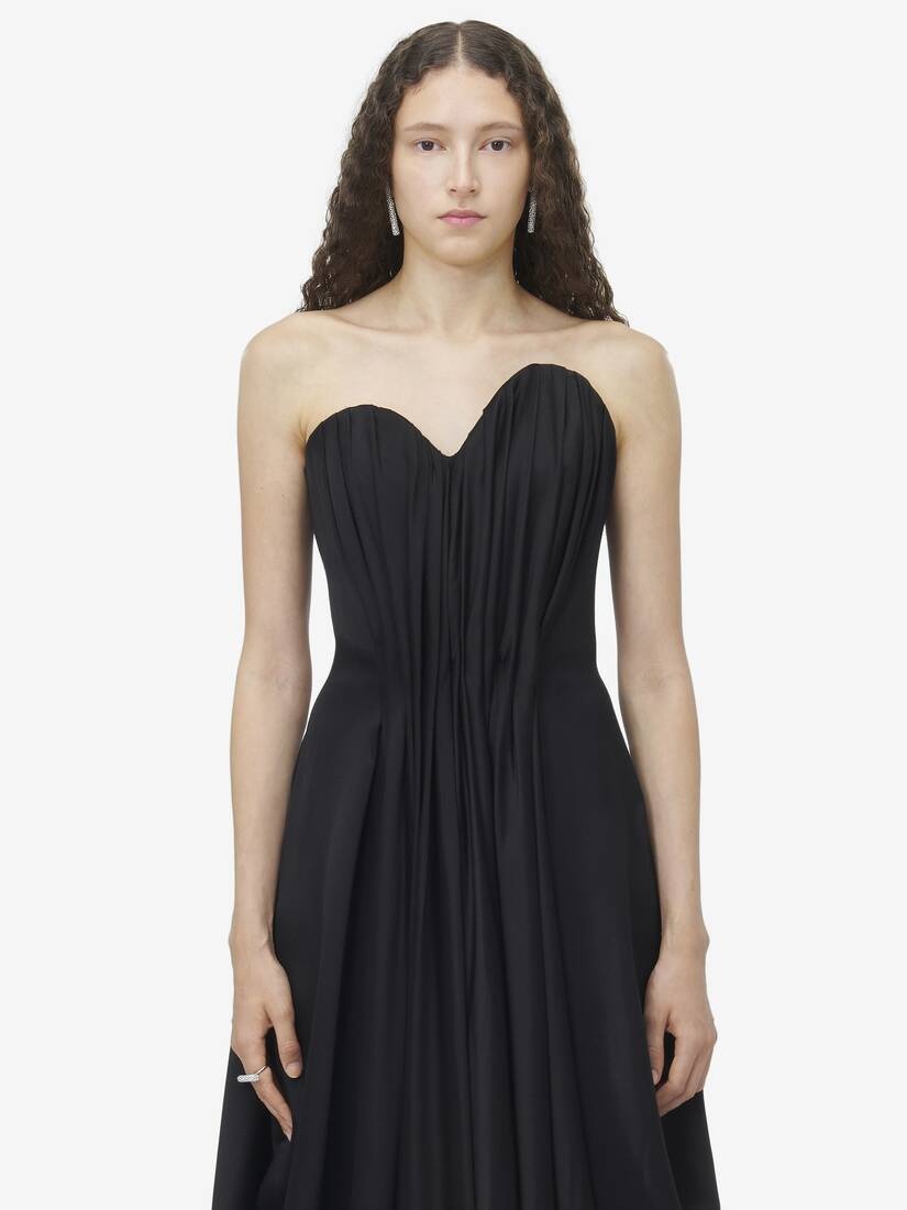 Draped Evening Dress - 7
