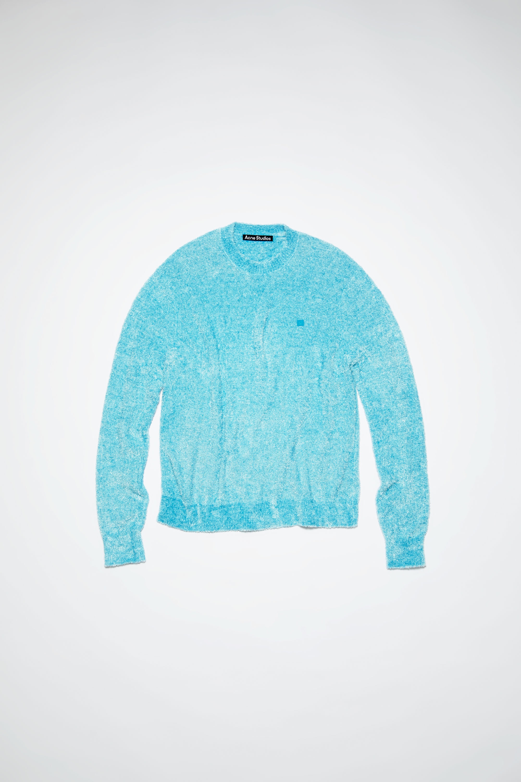 Textured sweater - Teal blue - 6
