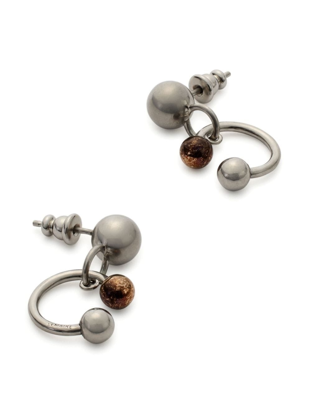 Rattle brass earrings - 2