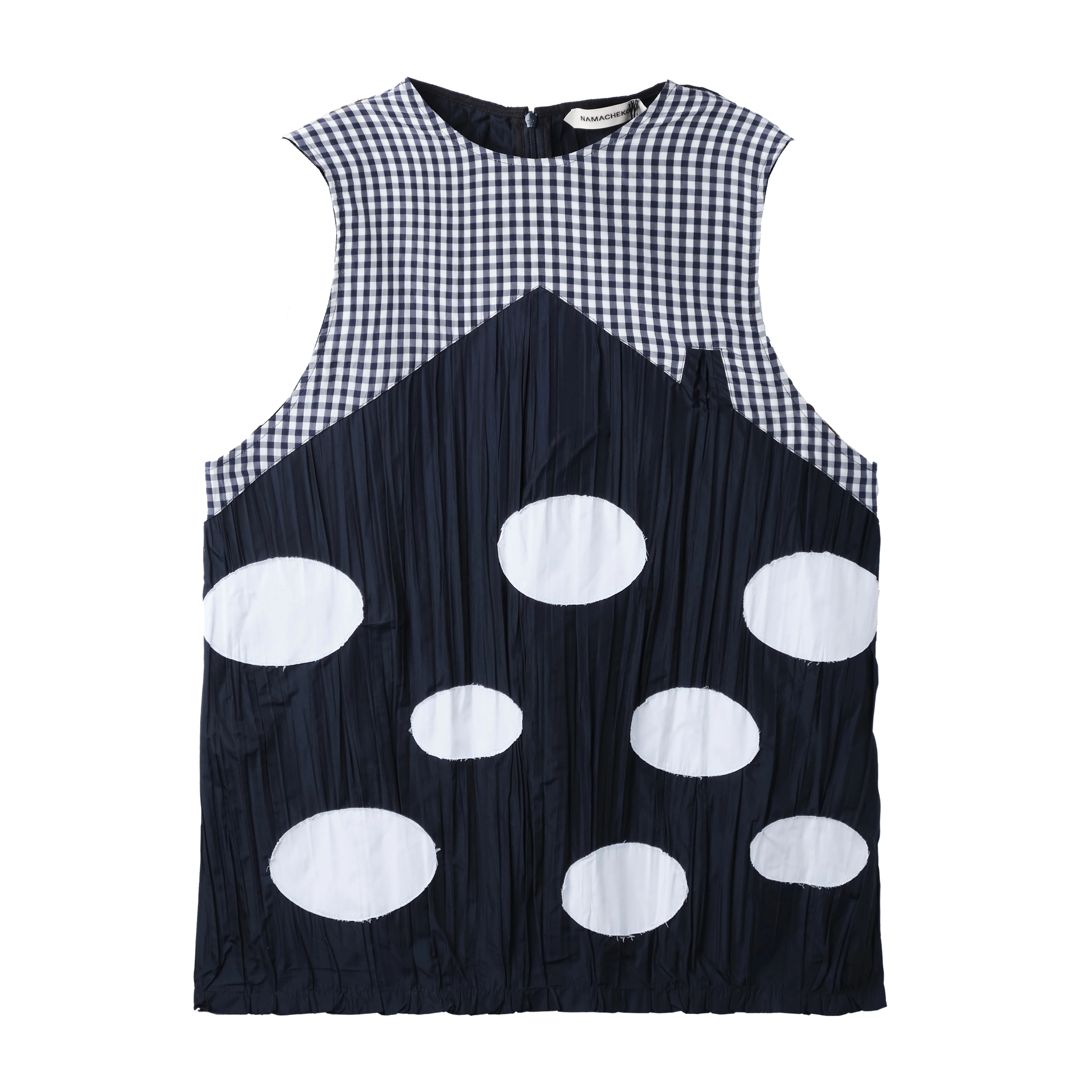 NAMACHEKO MUSI SLEEVELESS TOP NAVY - 1