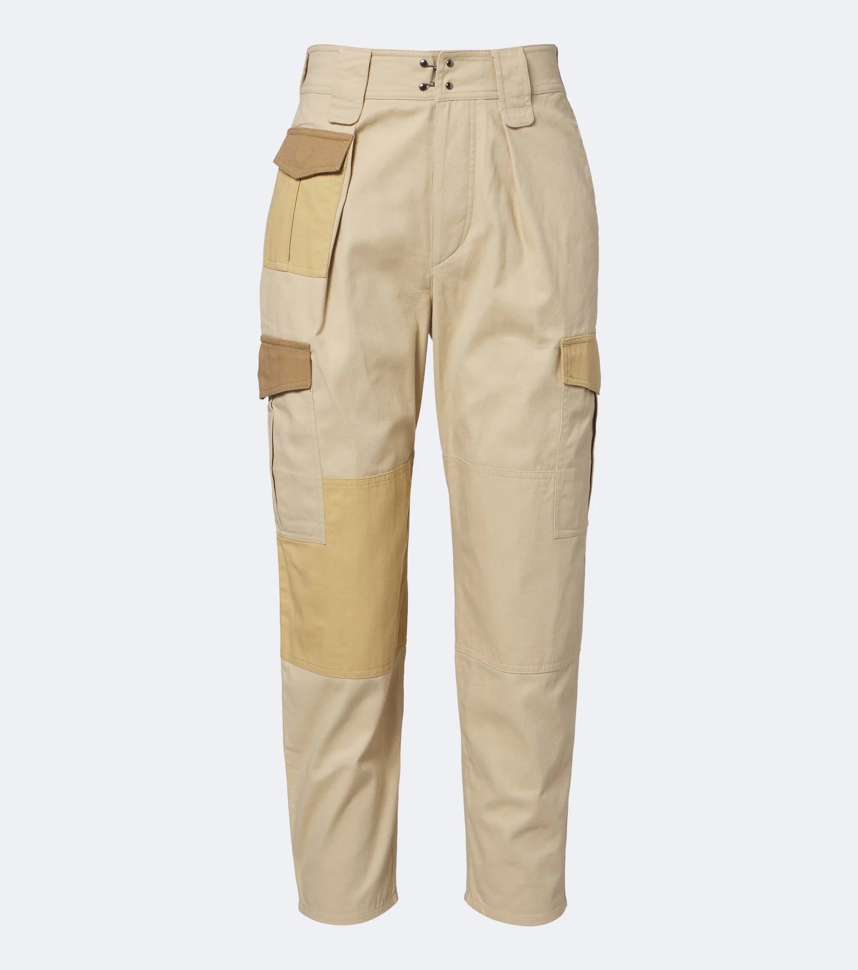 Renzae patchwork cotton cargo pants - 1