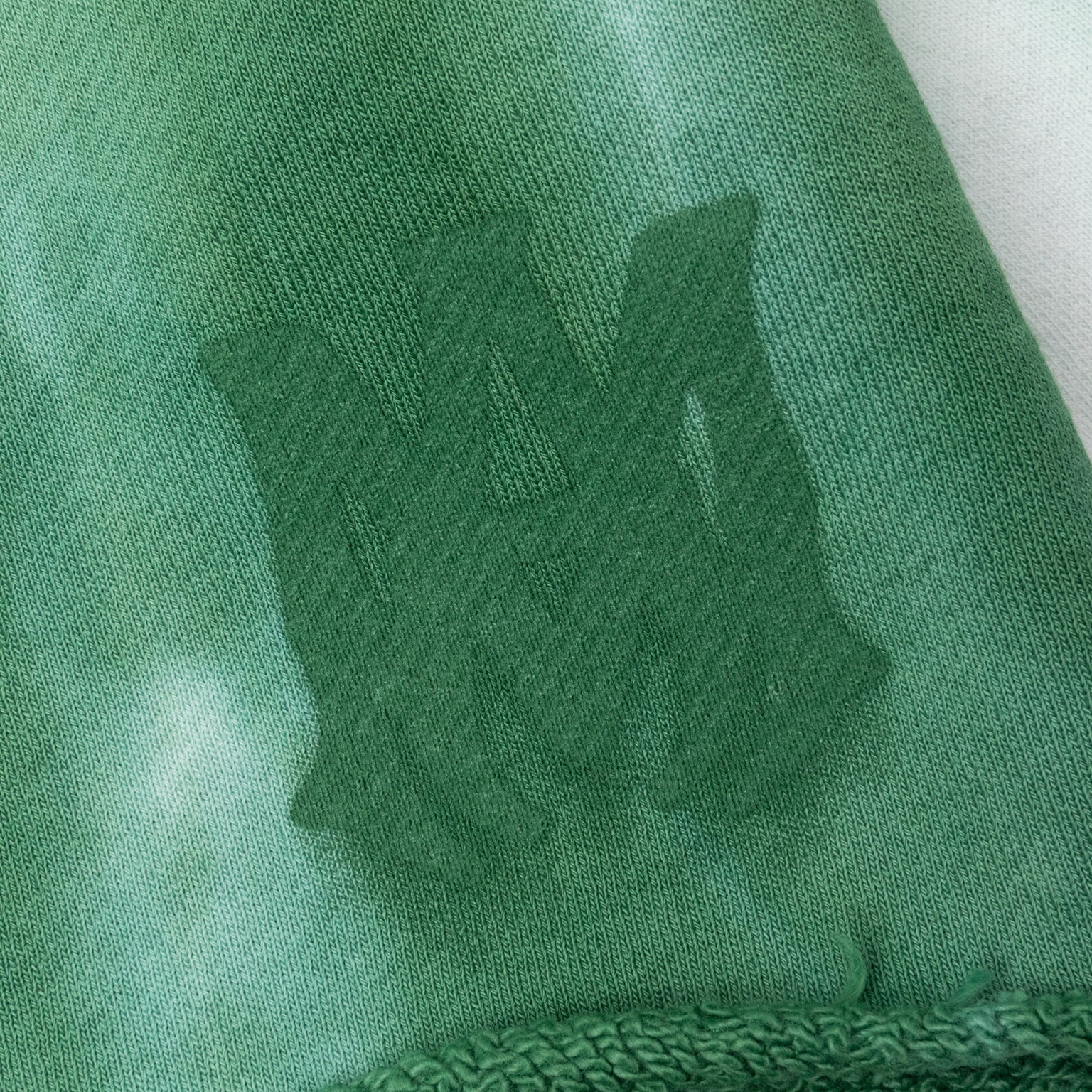 MA LOGO DIP DYE SWEATSHORT - MINERAL GREEN - 4