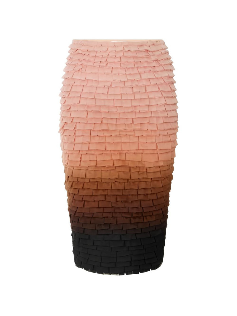 shaded ruffled midi skirt 1