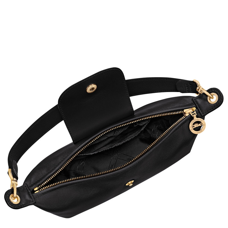 Le Pliage Xtra Crossbody bag Black - Leather 4