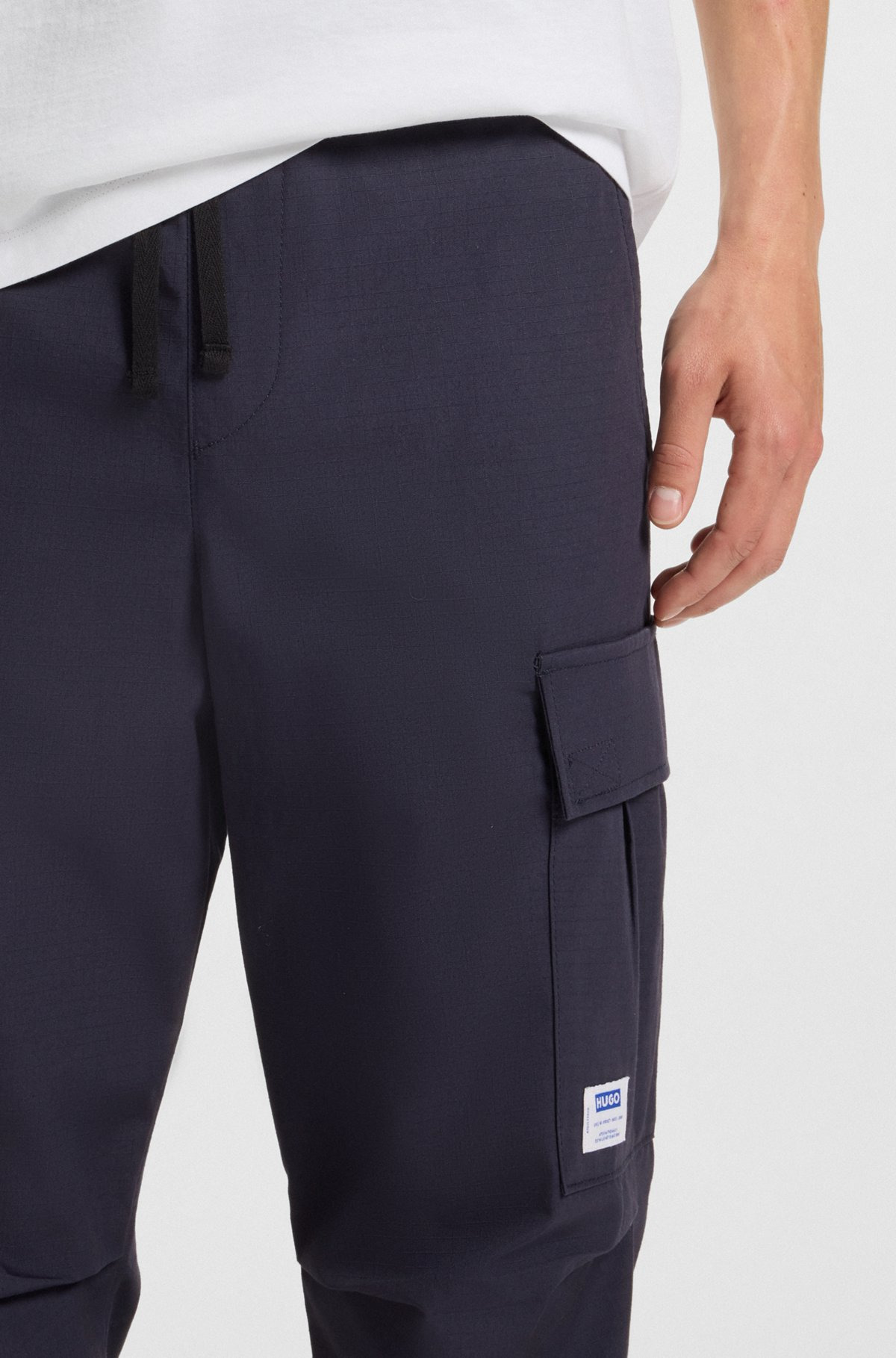 RELAXED-FIT CARGO TROUSERS IN RIPSTOP COTTON - 5